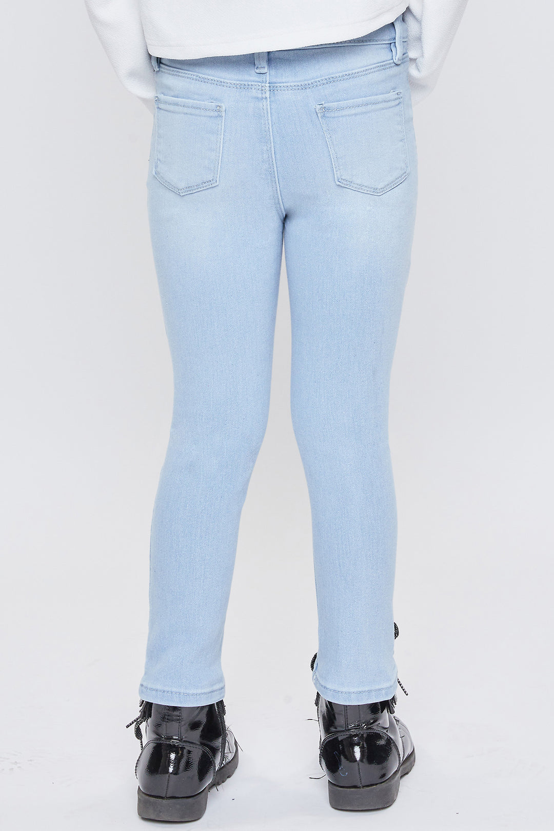 andmary Baby ribbon denim XS ④ ANDMARY】Baby ribbon denim