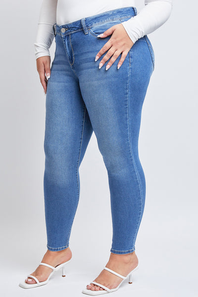 Junior Plus WannaBettaButt Repreve Mid Rise Skinny, Pack Of 6