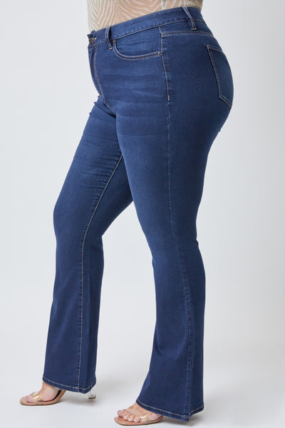 Junior Plus Size Hyper Denim Super Stretchy Flare Jean Pack Of 6