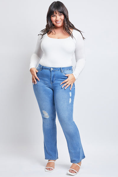 Junior Plus Size Basic Flare Jean, Pack of 6