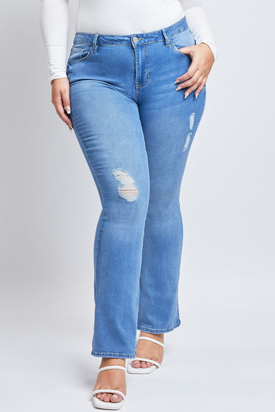 Junior Plus Size Basic Flare Jean, Pack of 6