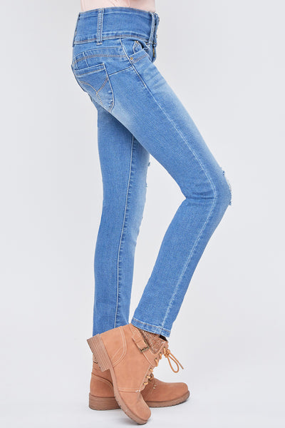Missy High Rise Skinny Jean With Front Seam And Slit Detail , Pack Of 12 from Royalty for Me