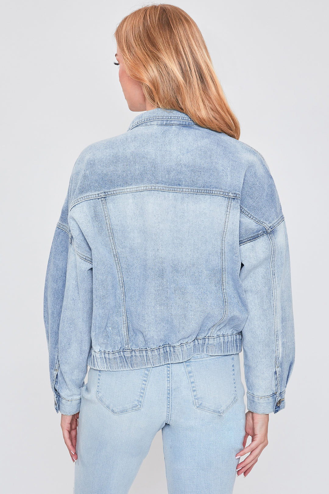 s 80'S Style Denim Jacket With Elastic Hem , Pack Of 6 from