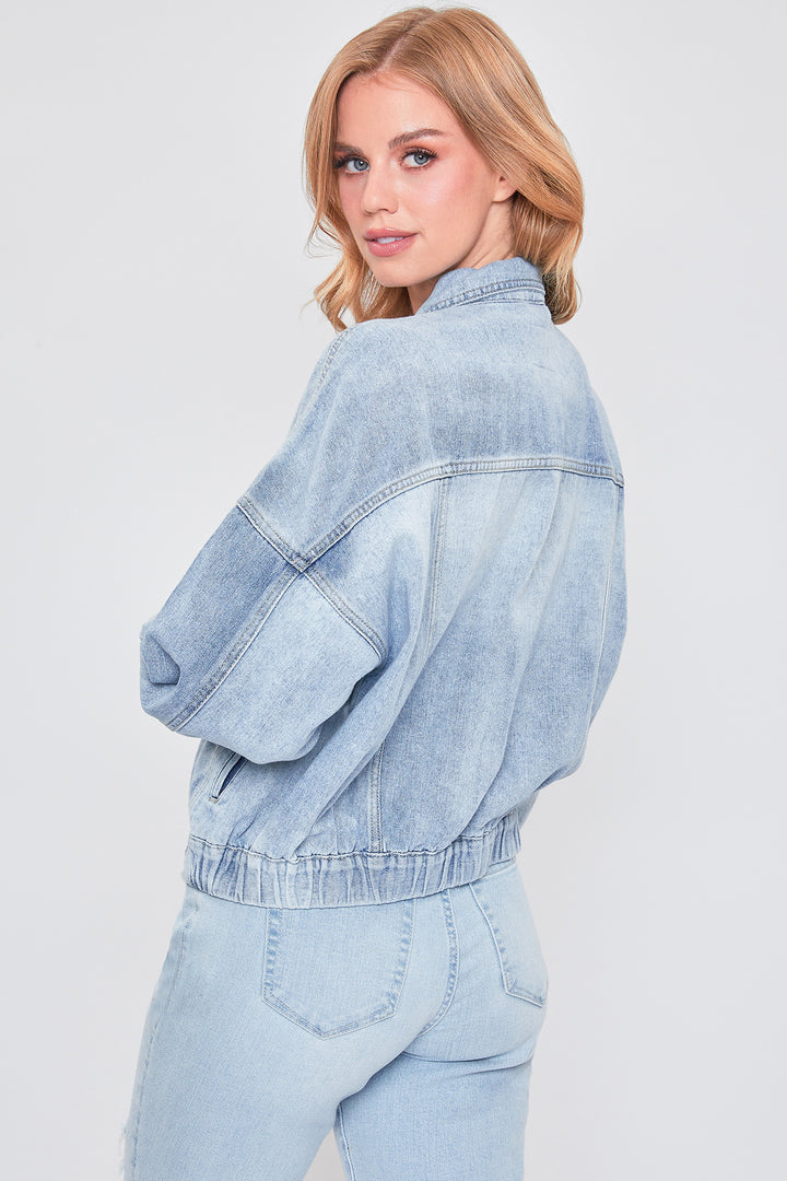 8OZ DENIM TUCKED DENIM JACKET(XS Indigo): Y's｜THE SHOP