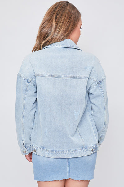 Junior Oversized Denim Jacket , Pack Of 6