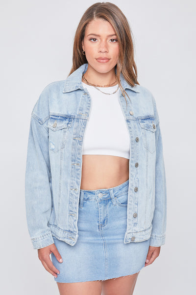 Junior Oversized Denim Jacket Pack Of 6