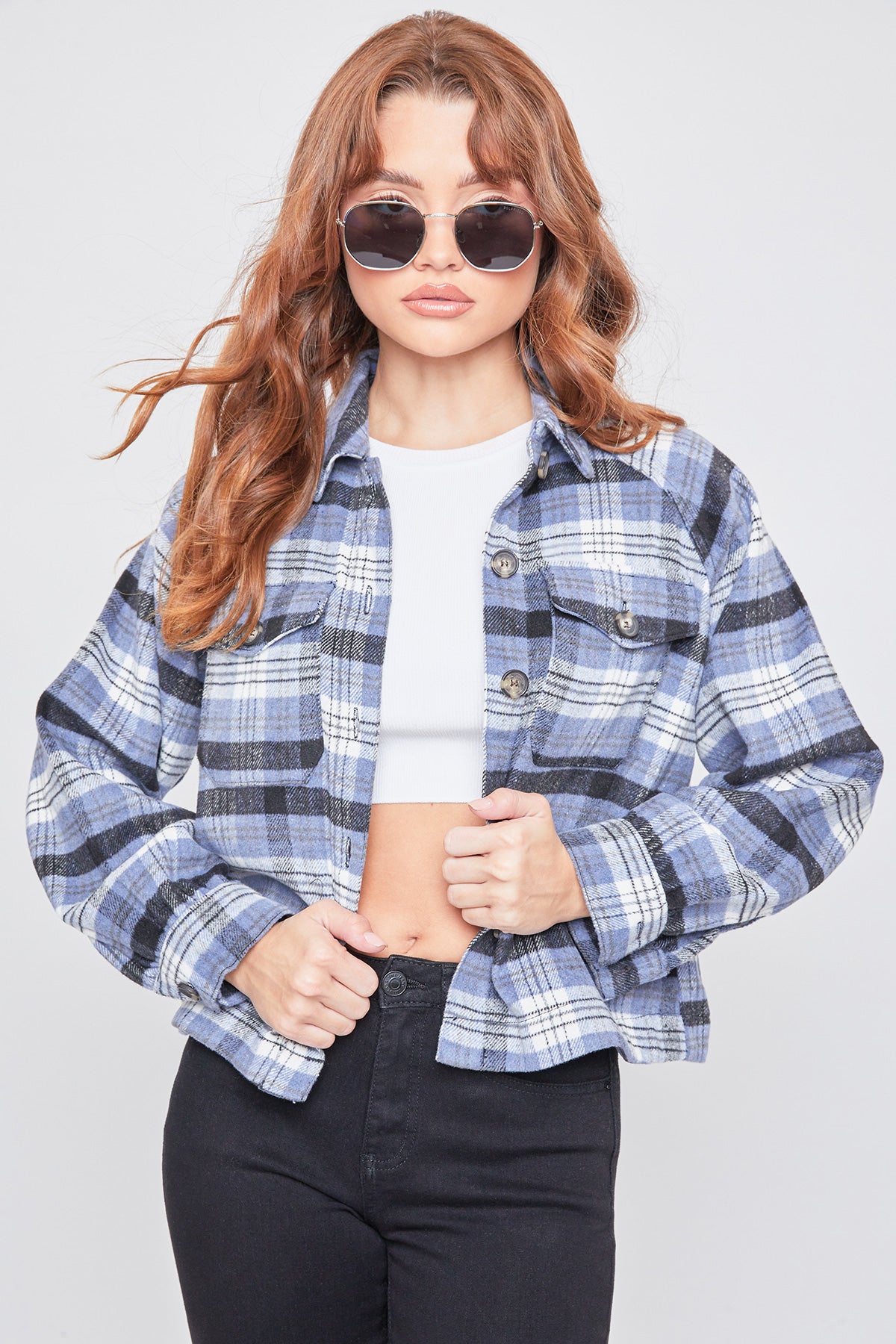 Junior Boxy-Fit Cropped Shacket 6 Pack