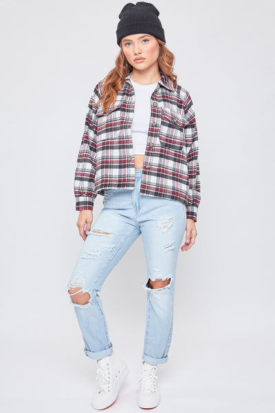 Junior Boxy-Fit Cropped Shacket 6 Pack