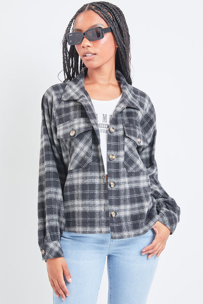 Junior Boxy-Fit Cropped Shacket 6 Pack
