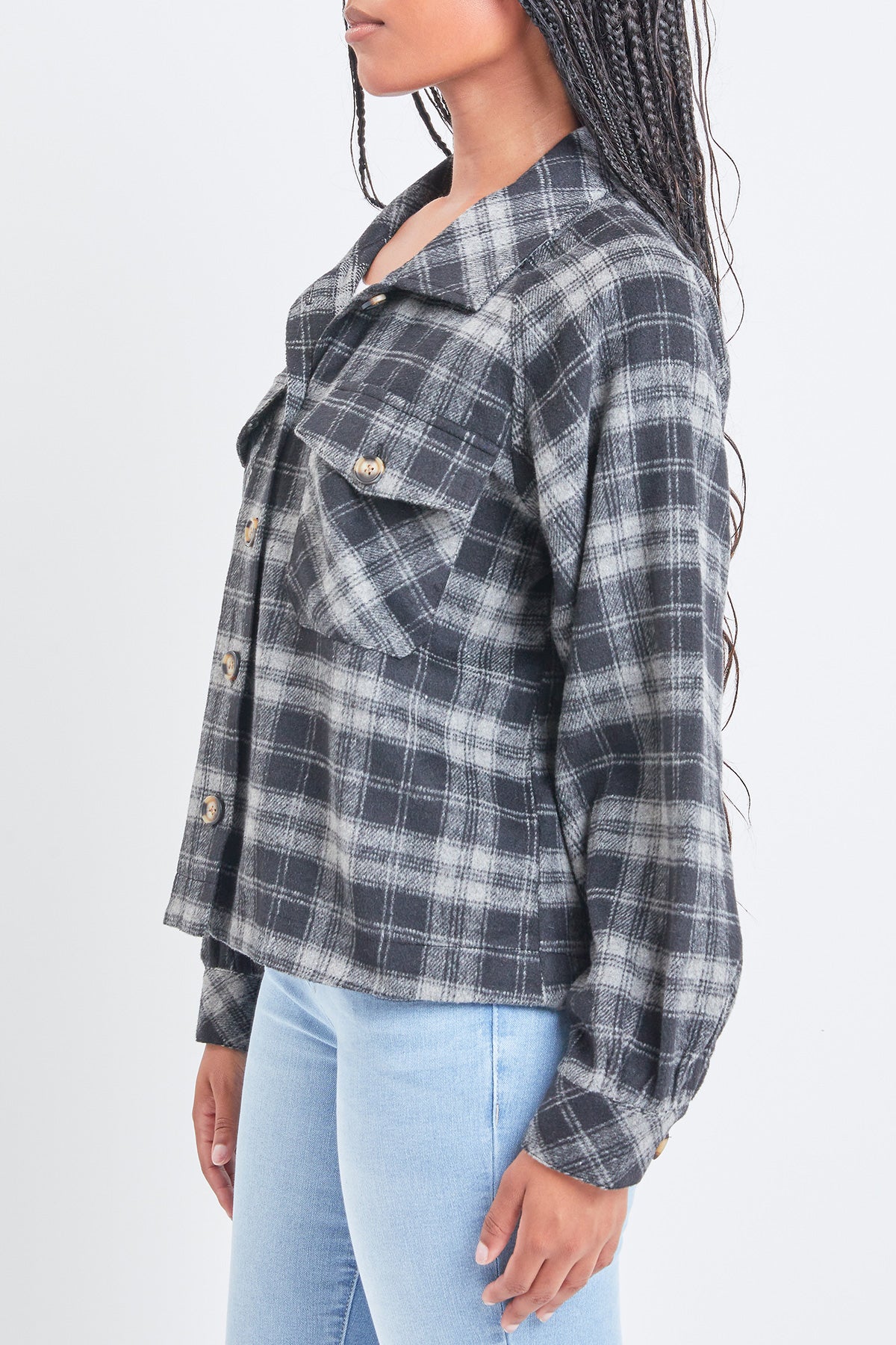 Junior Boxy-Fit Cropped Shacket 6 Pack