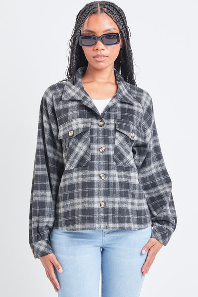 Junior Boxy-Fit Cropped Shacket 6 Pack