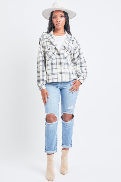 Junior Boxy-Fit Cropped Shacket 6 Pack