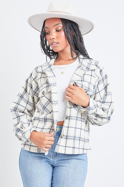 Junior Boxy-Fit Cropped Shacket 6 Pack