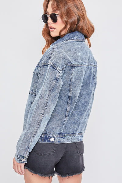 Junior Oversized Utility Denim Jacket, Pack Of 6