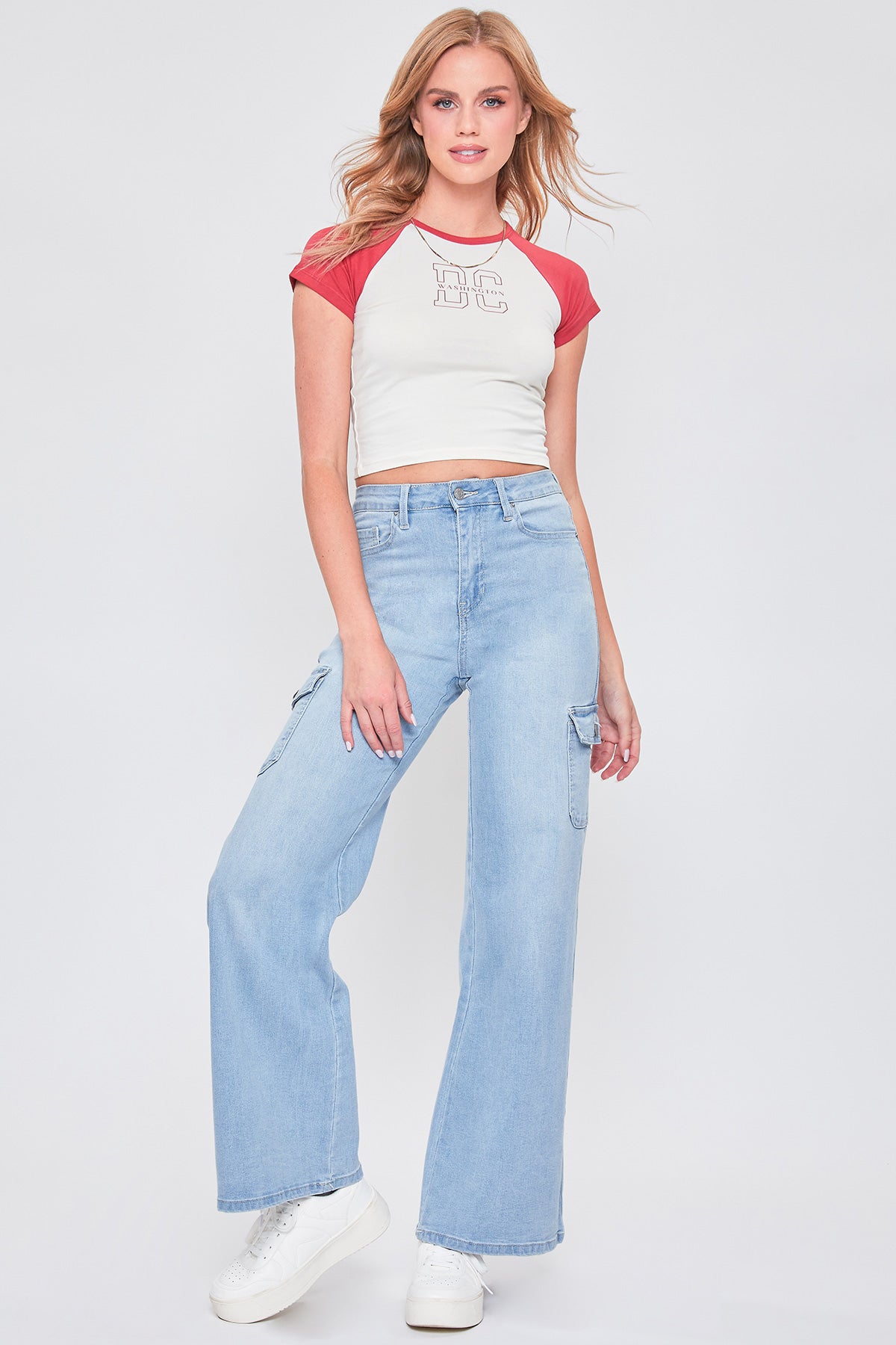 Junior Skater Cargo Wide Leg Jeans, Pack of 12
