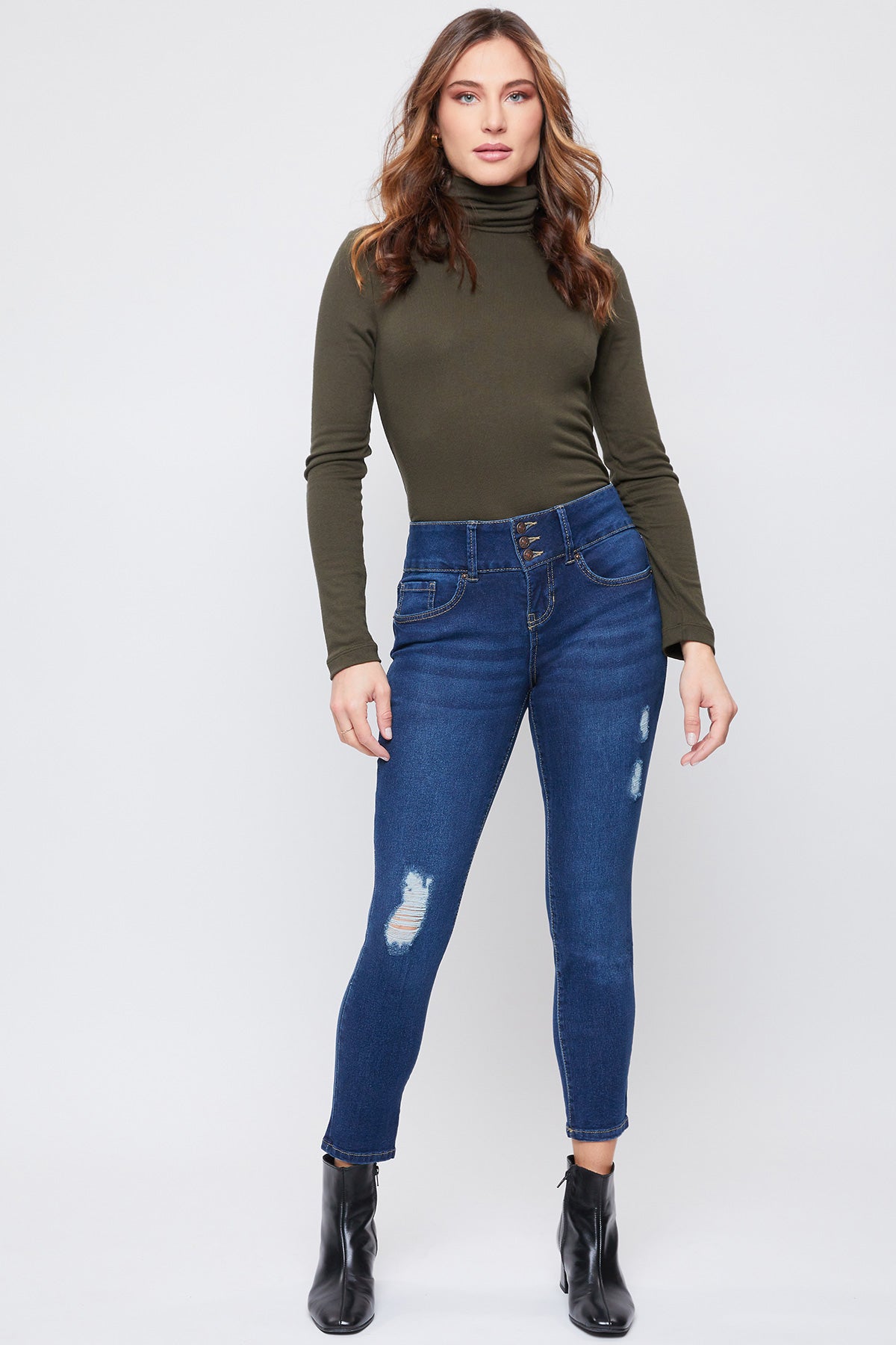 Missy Petite 3 Button High-Rise Skinny Jean 12 Pack