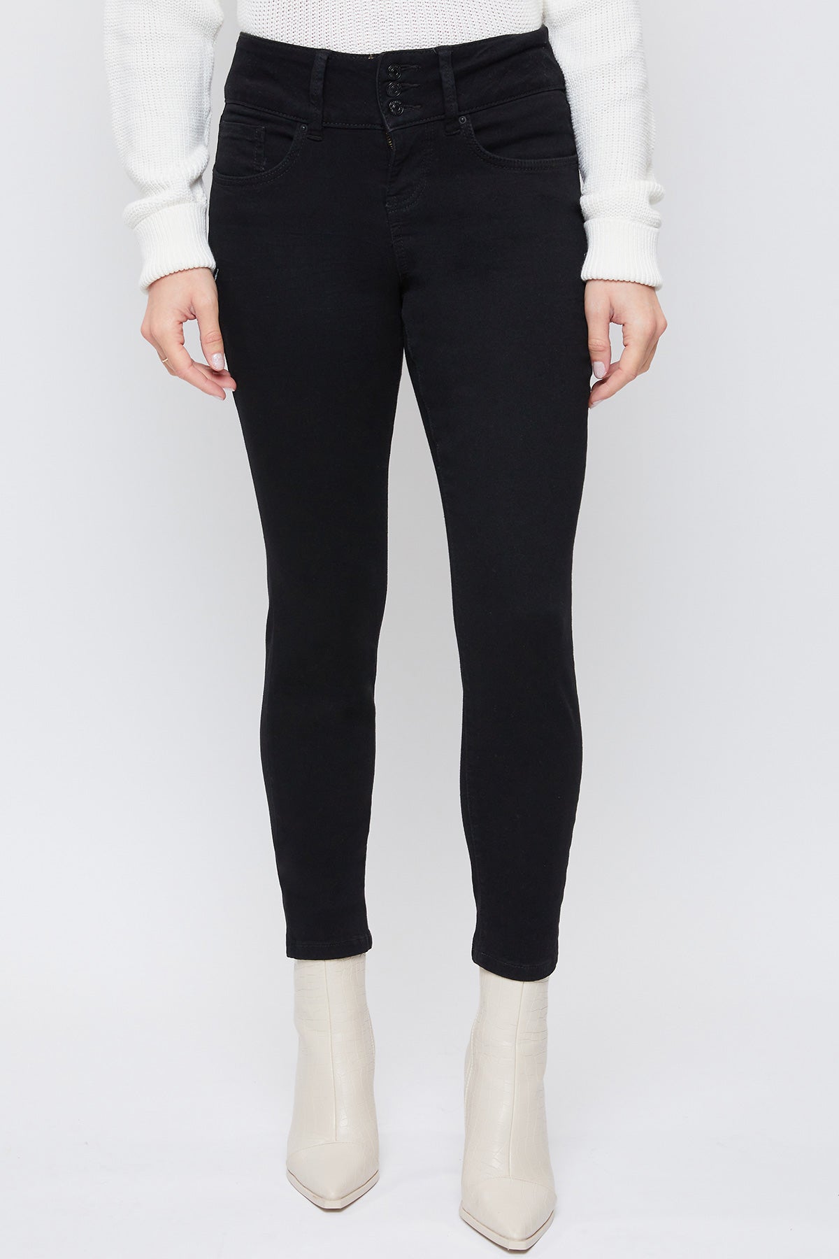Petite 3 Button High-Rise Skinny Jean 12 Pack