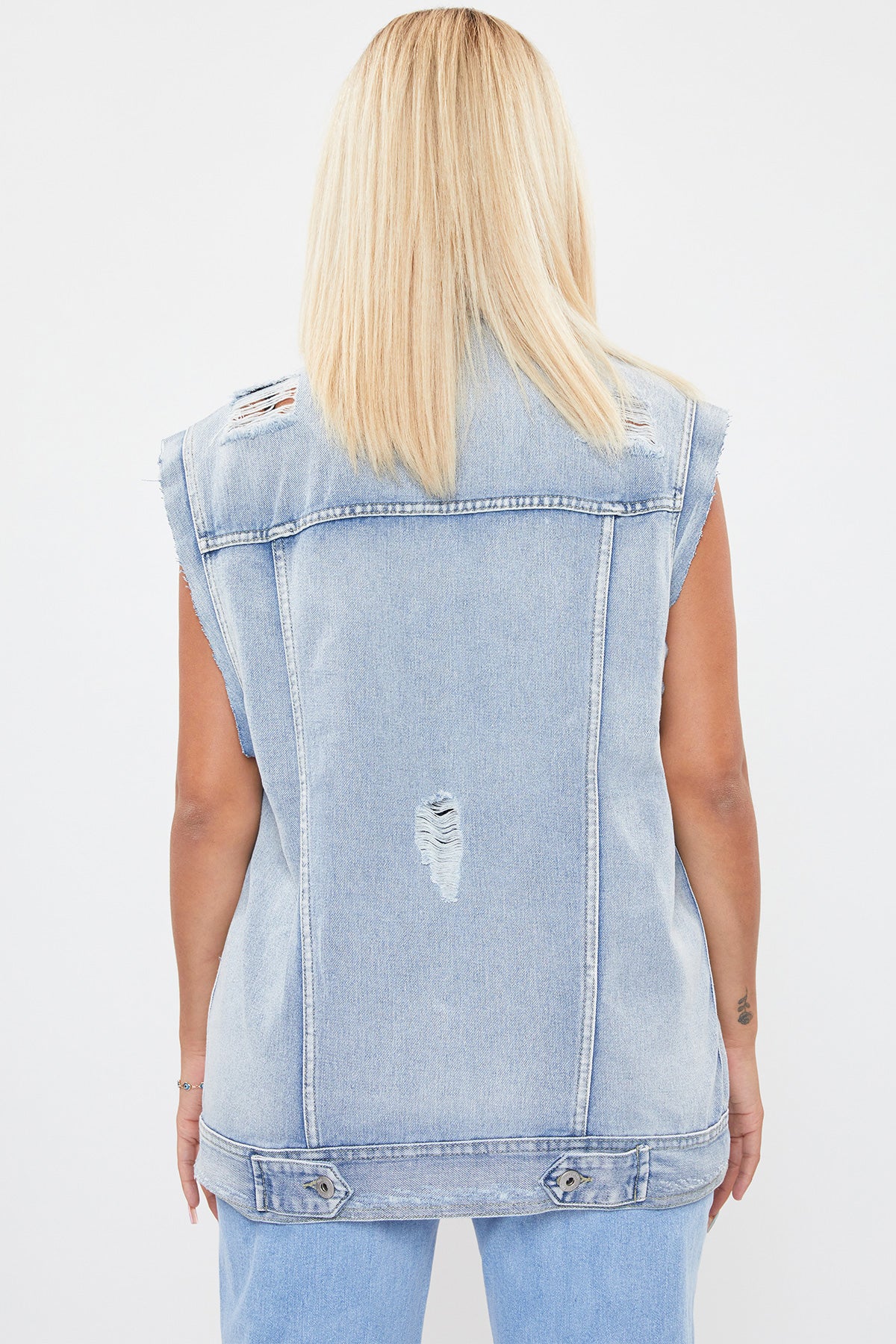 Junior Boyfriend Denim Vest Pack Of 6