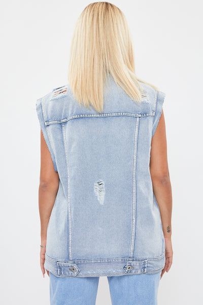 Junior Boyfriend Denim Vest Pack Of 6