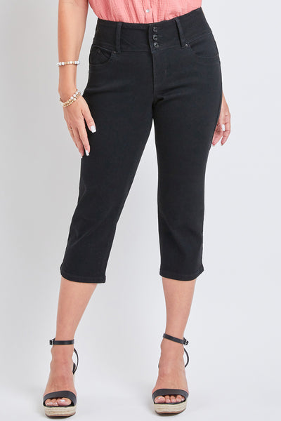 Missy Wannabettabutt 3-Button Capri Made With Recycled Fibers 12 Pack