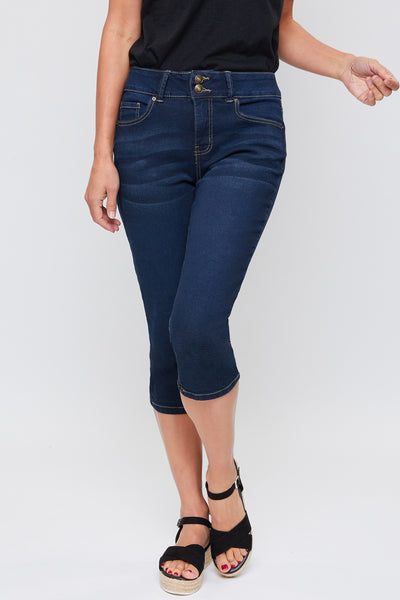 Missy 2 Button Slim Stretch Capri Jeans Pack Of 12