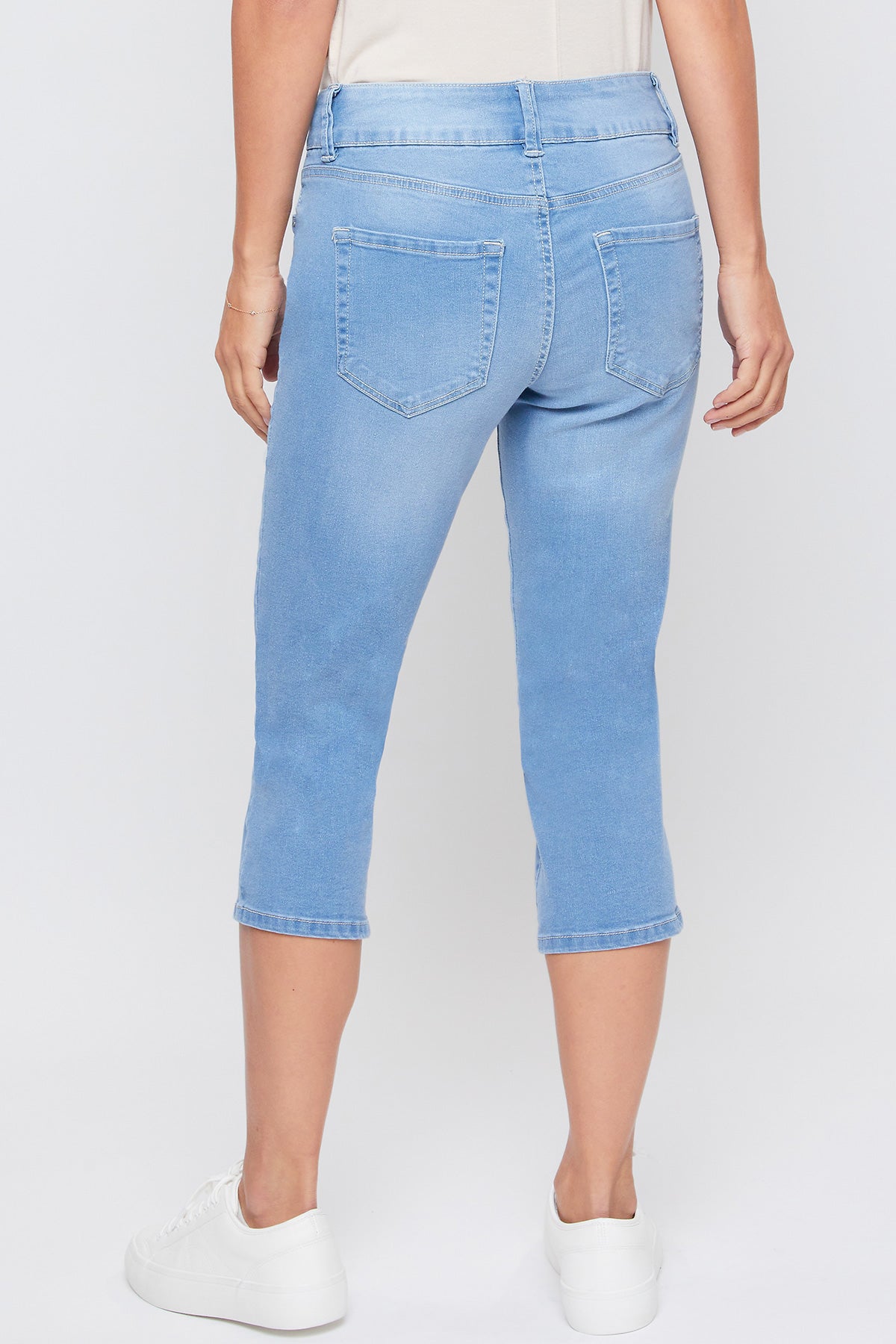 Missy 2 Button Slim Stretch Capri Jeans Pack Of 12