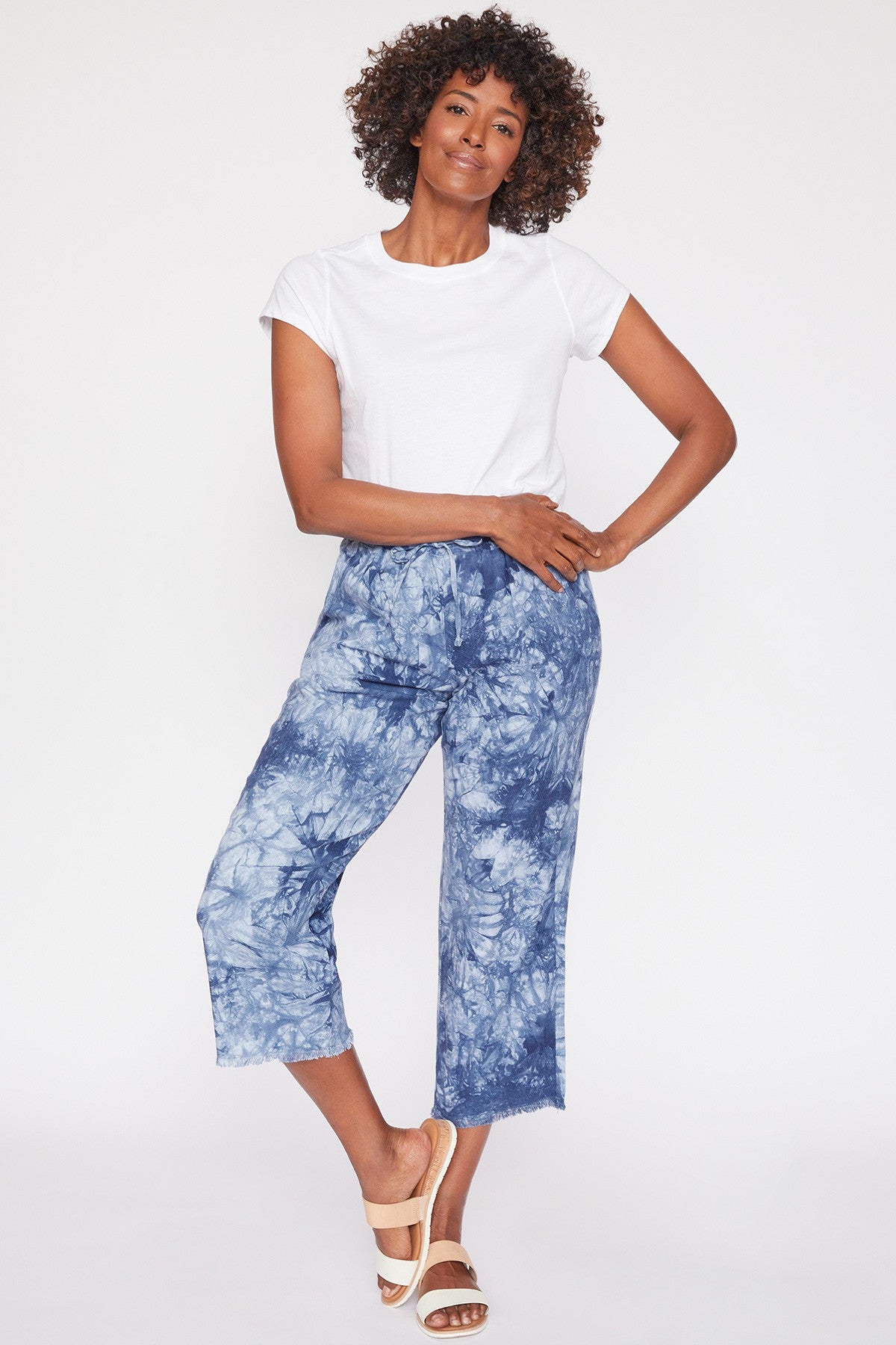 Missy Linen Lounge Pants With Frayed Hem 6 Pack