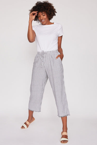 Missy Linen Lounge Pants With Frayed Hem 6 Pack