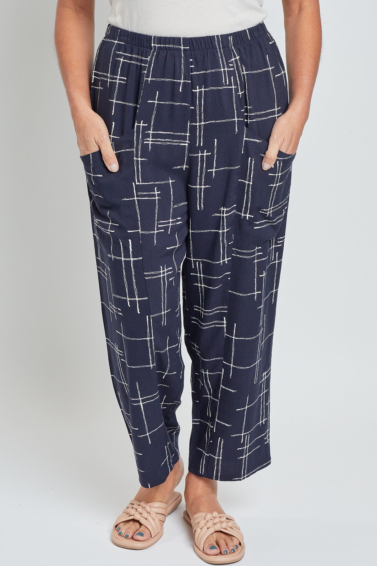 Missy Pull-On Relaxed Rise Pant W/Tapered Leg 6 Pack