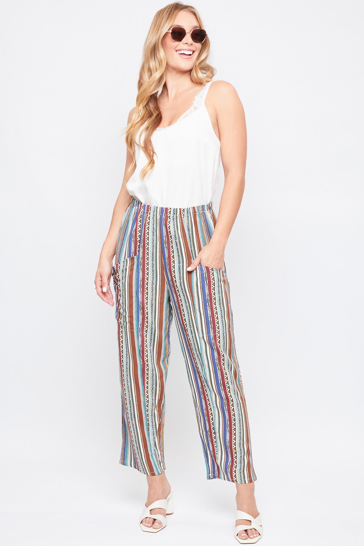 Missy Pull-On Relaxed Rise Pant W/Tapered Leg 6 Pack