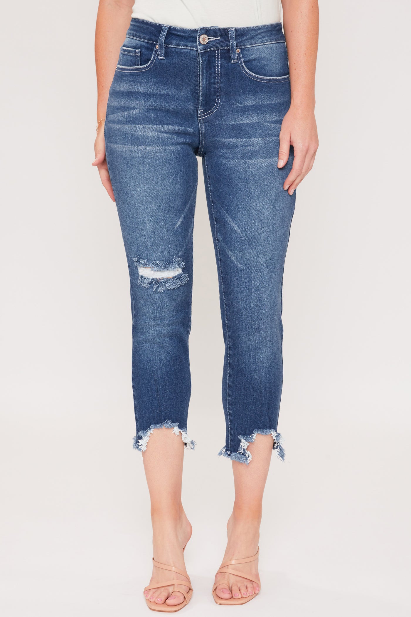 Missy Vintage Straight Fray Hem Jean 12 Pack