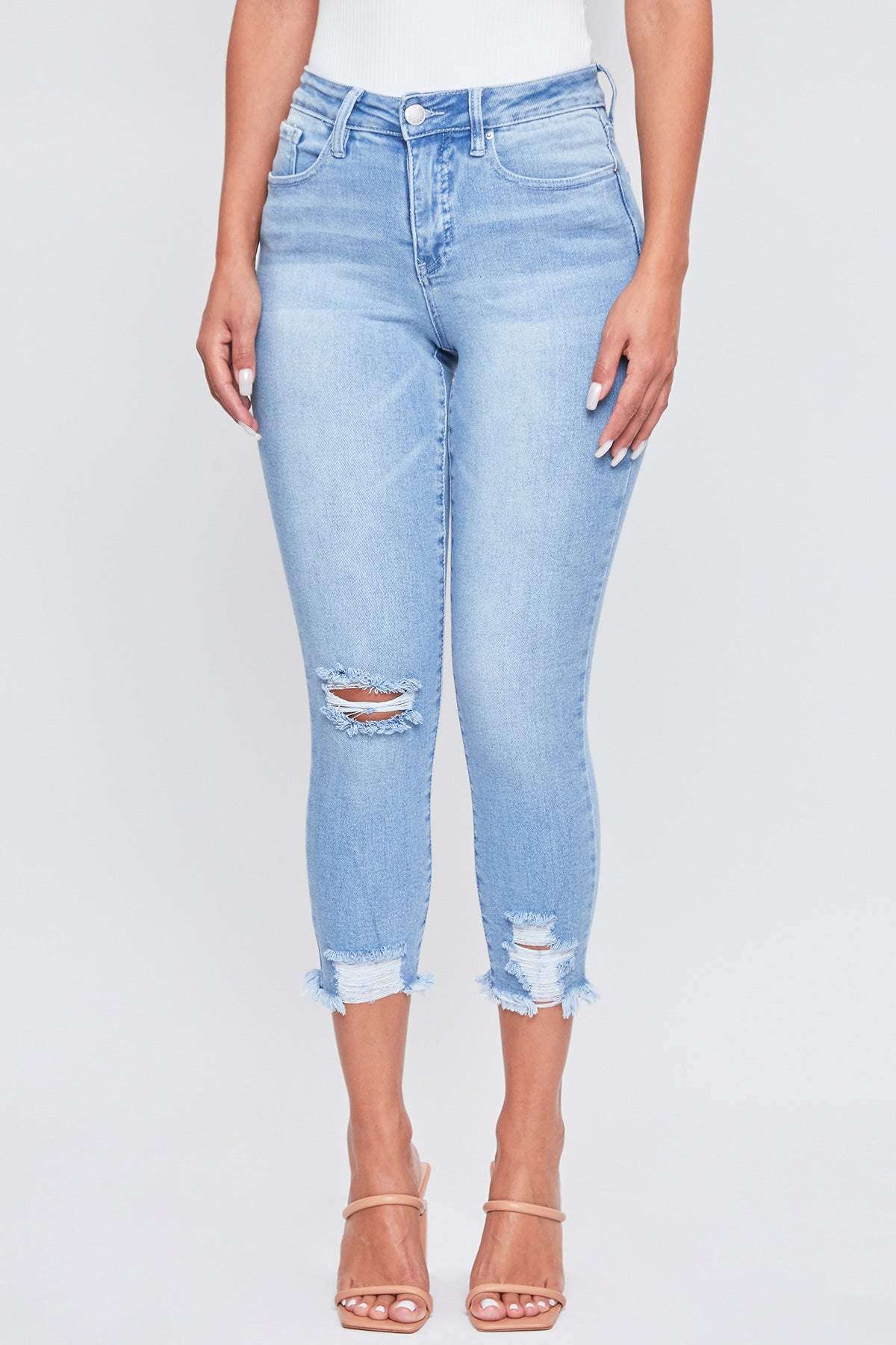 Missy Vintage Straight Fray Hem Jean 12 Pack