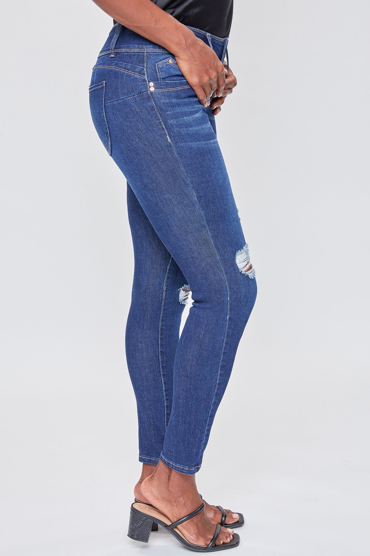 Missy Wannabettabutt 3 Button Skinny Ankle Jean Pack Of 12