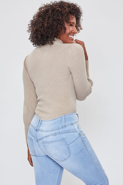 Missy Wannabettabutt 3-Button Mid-Rise Lycra Skinny Jean Made With Recycled Fibers Pack Of 12
