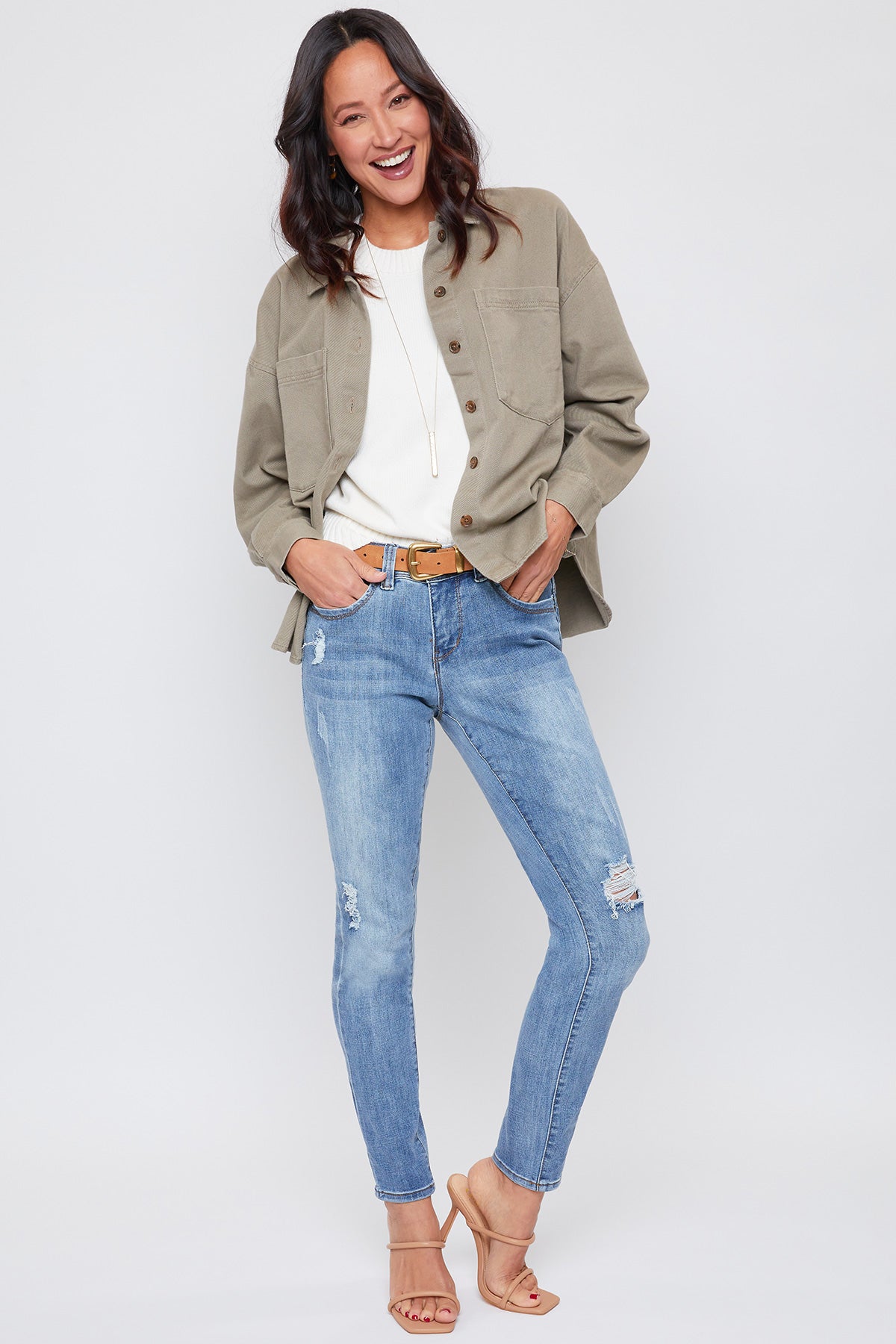 Missy Wbb Rep W/ Lycra X-Hatch 1 Btn Mr Reg Hem Skinny; No Bk Pkt Emb, Pack Of 12