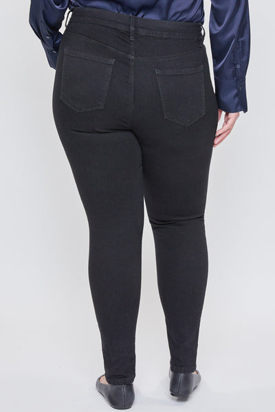 Missy Plus Women’S Plus Basic 5 Pocket 1-Button High-Rise Skinny Jean, Pack Of 12