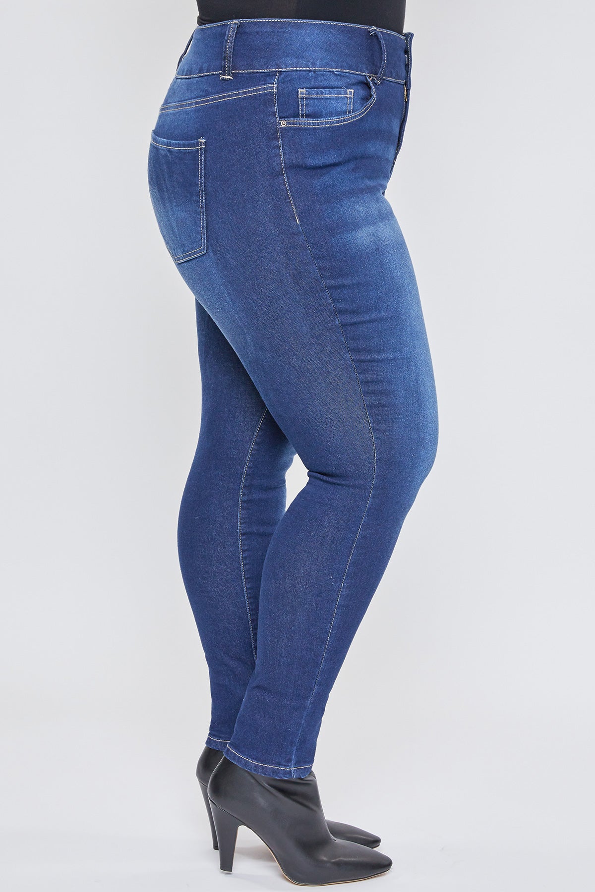 Missy’S Plus Basic 5 Pocket 3-Button High-Rise Skinny Jean, Pack Of 12