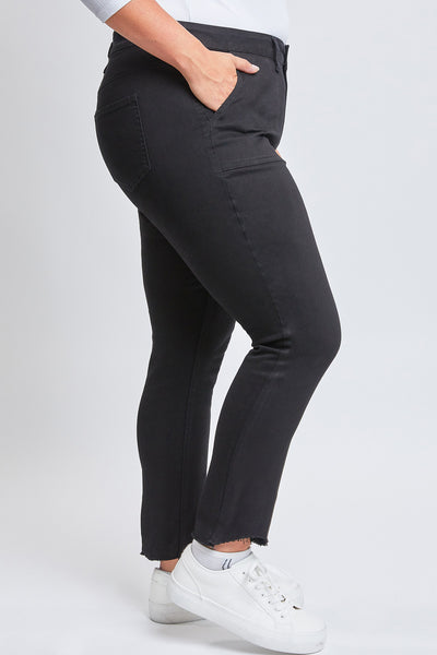 Plus Size Pork Chop Pocket Pants With Dog Bite Hem , Pack Of 12