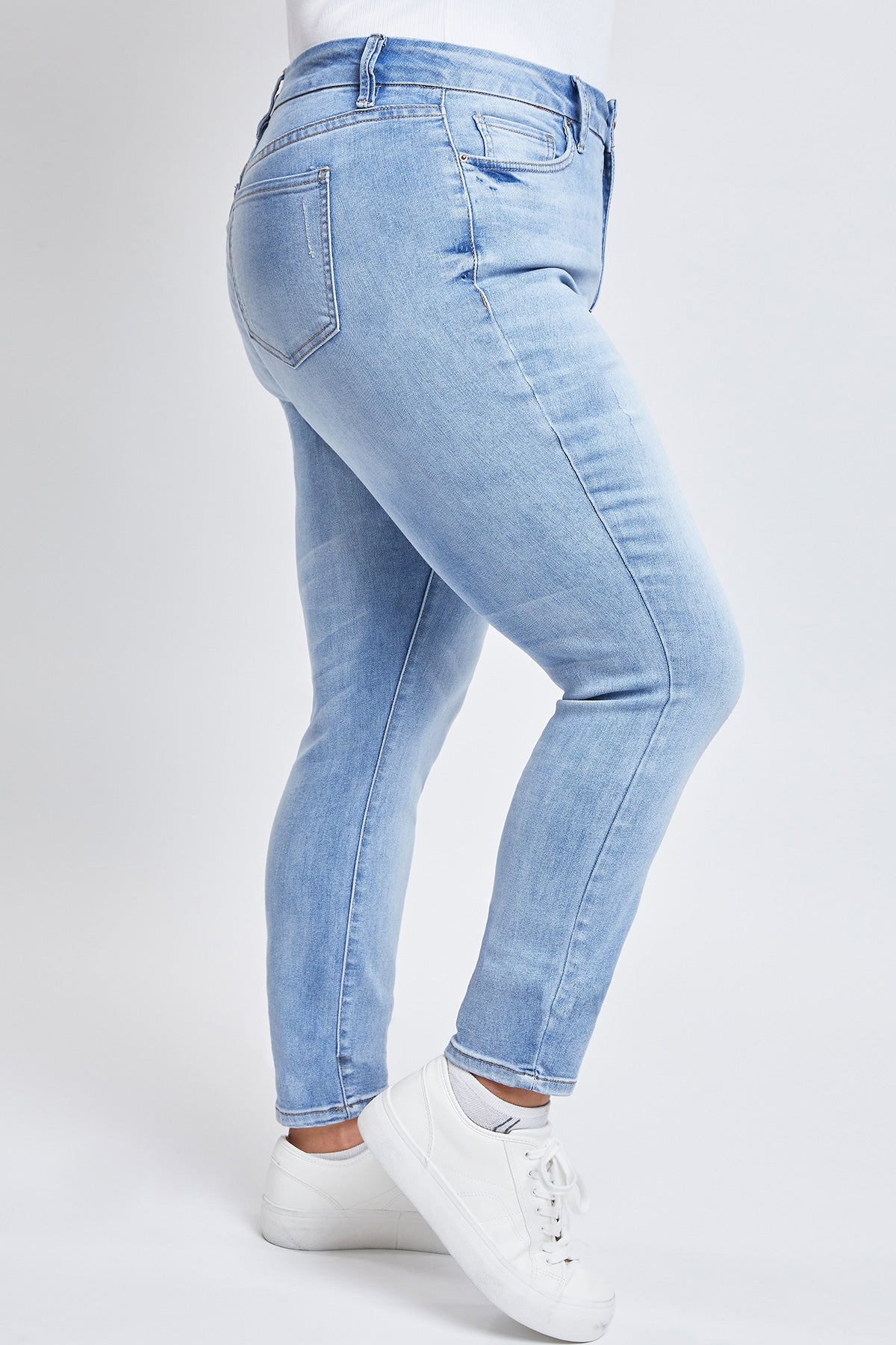 Missy Plus Size Curvy Fit High-Rise Skinny Jean Made With Recycled Fibers, Pack Of 12