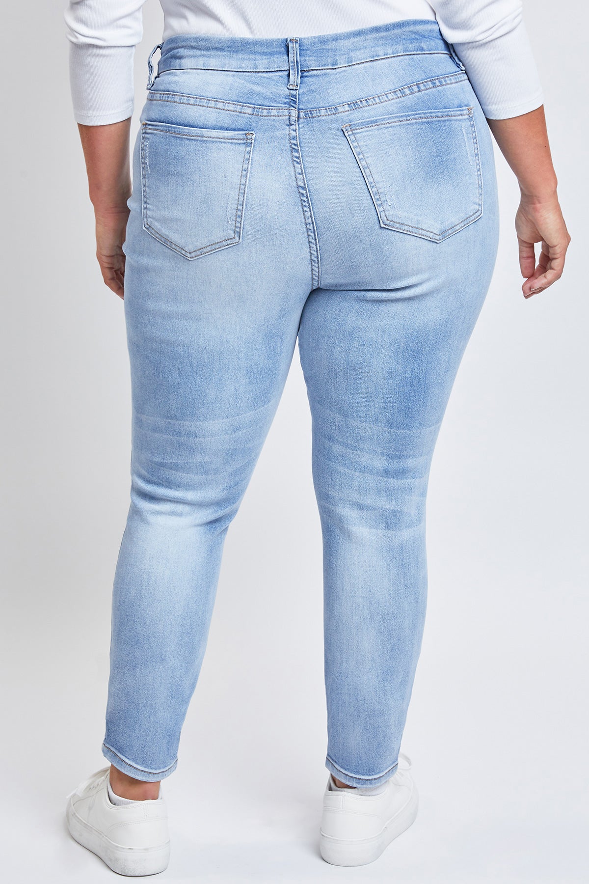Missy Plus Size Curvy Fit High-Rise Skinny Jean Made With Recycled Fibers, Pack Of 12
