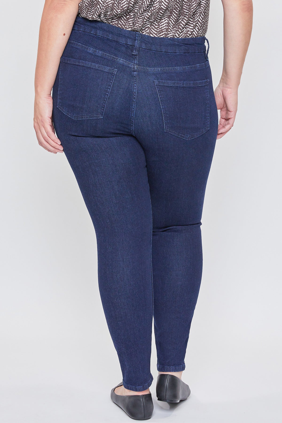 Missy Plus Size Curvy Fit High-Rise Skinny Jean Made With Recycled Fibers, Pack Of 12