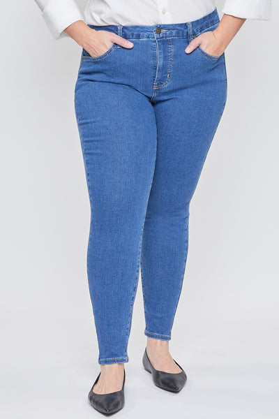 Missy Plus Size Curvy Fit High-Rise Skinny Jean Made With Recycled Fibers, Pack Of 12