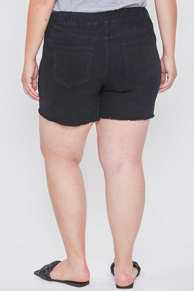 Missy Vintage 1-Button High-Rise Rolled Cuff Shorts With Lycra Pack Of 12 from Royalty for Me