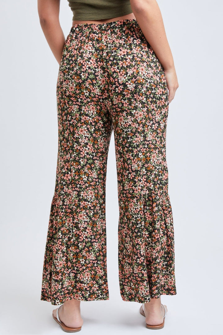 【COLOR iN ID】shirring wide pants Wide Leg Prairie Pant With Shirred Tier Detail, Pack Of 6