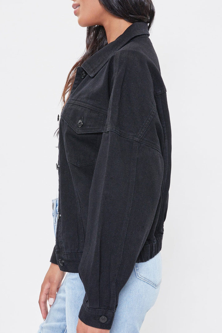 Juniors 80'S Style Denim Jacket With Elastic Hem , Pack Of 6