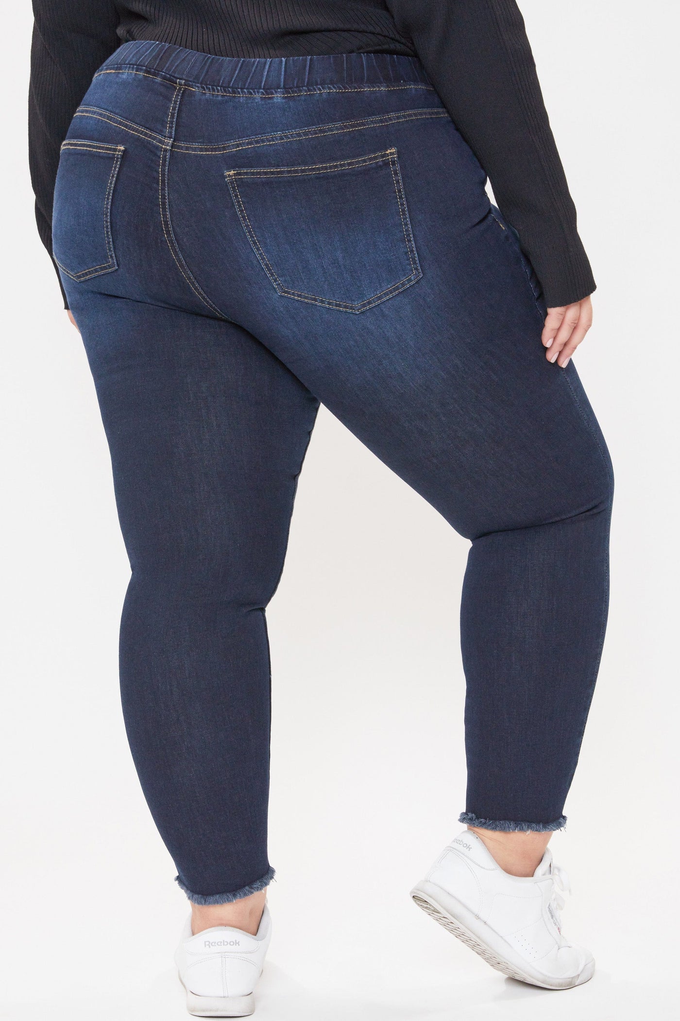 ROYALTY FOR ME Jogger Women Plus Size High-Rise Denim Ankle Jogger 6 Pack