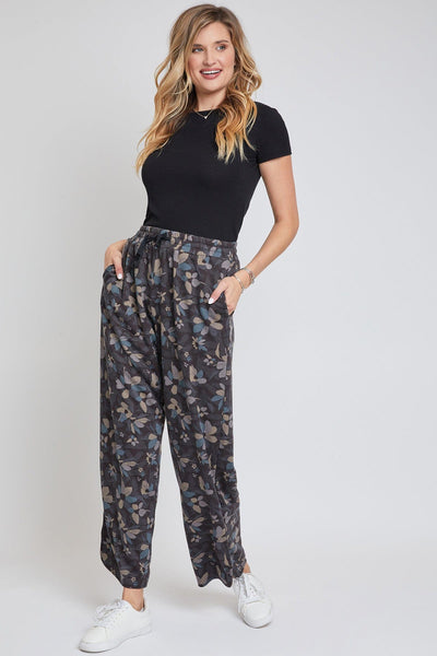 Missy Drawstring Wide Leg Pant With Side Slit , Pack Of 6