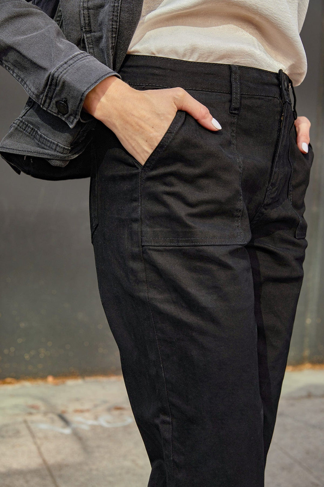 Pork chop pocket jeans clearance