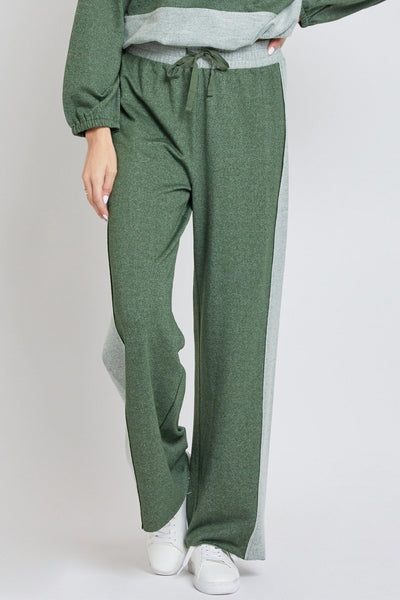 Pull On Wide Leg Pant With Raw Edge Hem , Pack Of 6